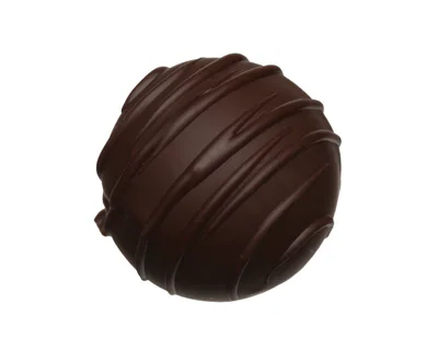 Belgická pralinka Noir De Noir 80% Dark Round Truffle
